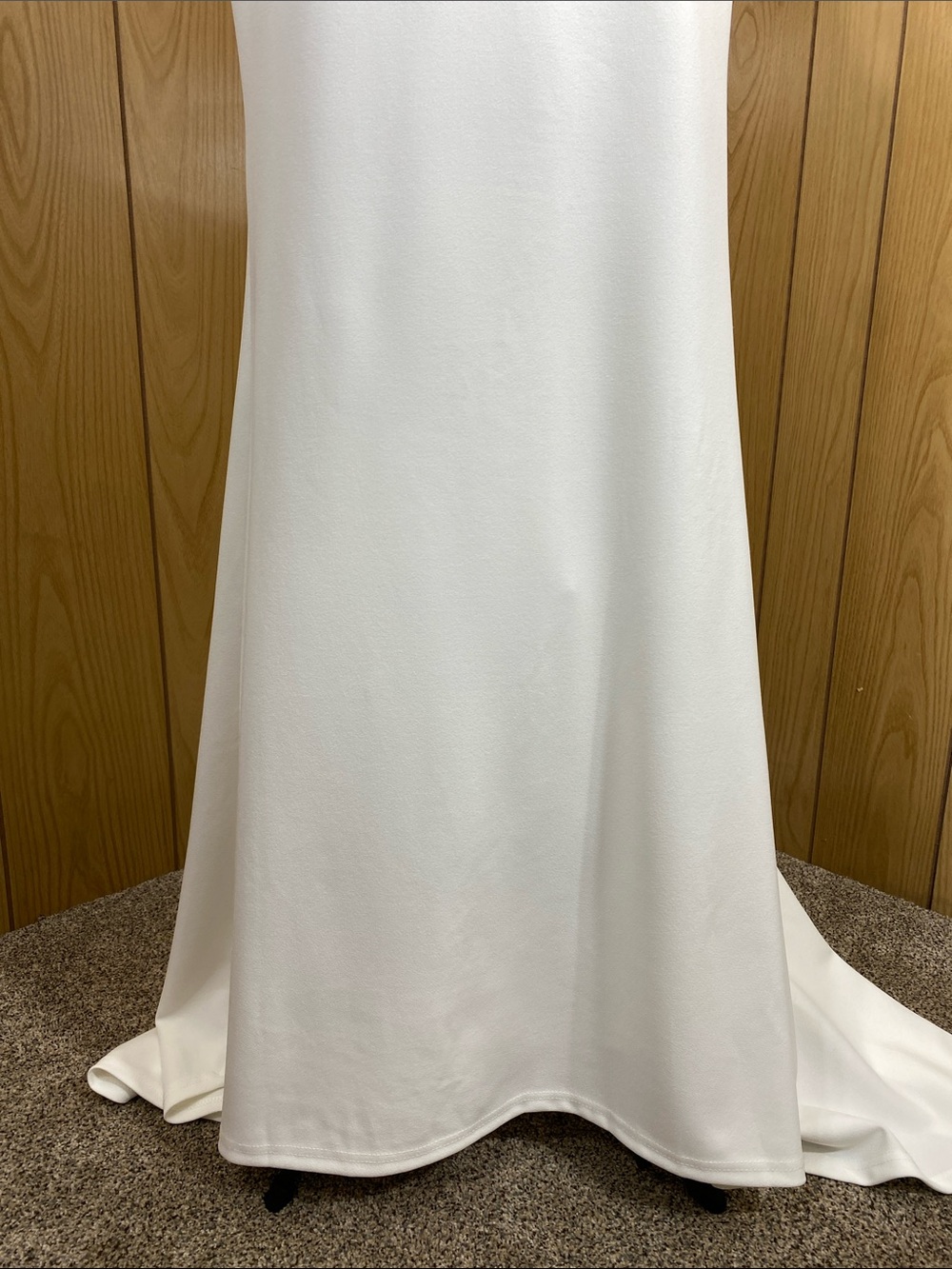 Lulus Long Lasting Love Ivory Lace V-neck Mermaid Dress Size XS NWT - Picture 7 of 16